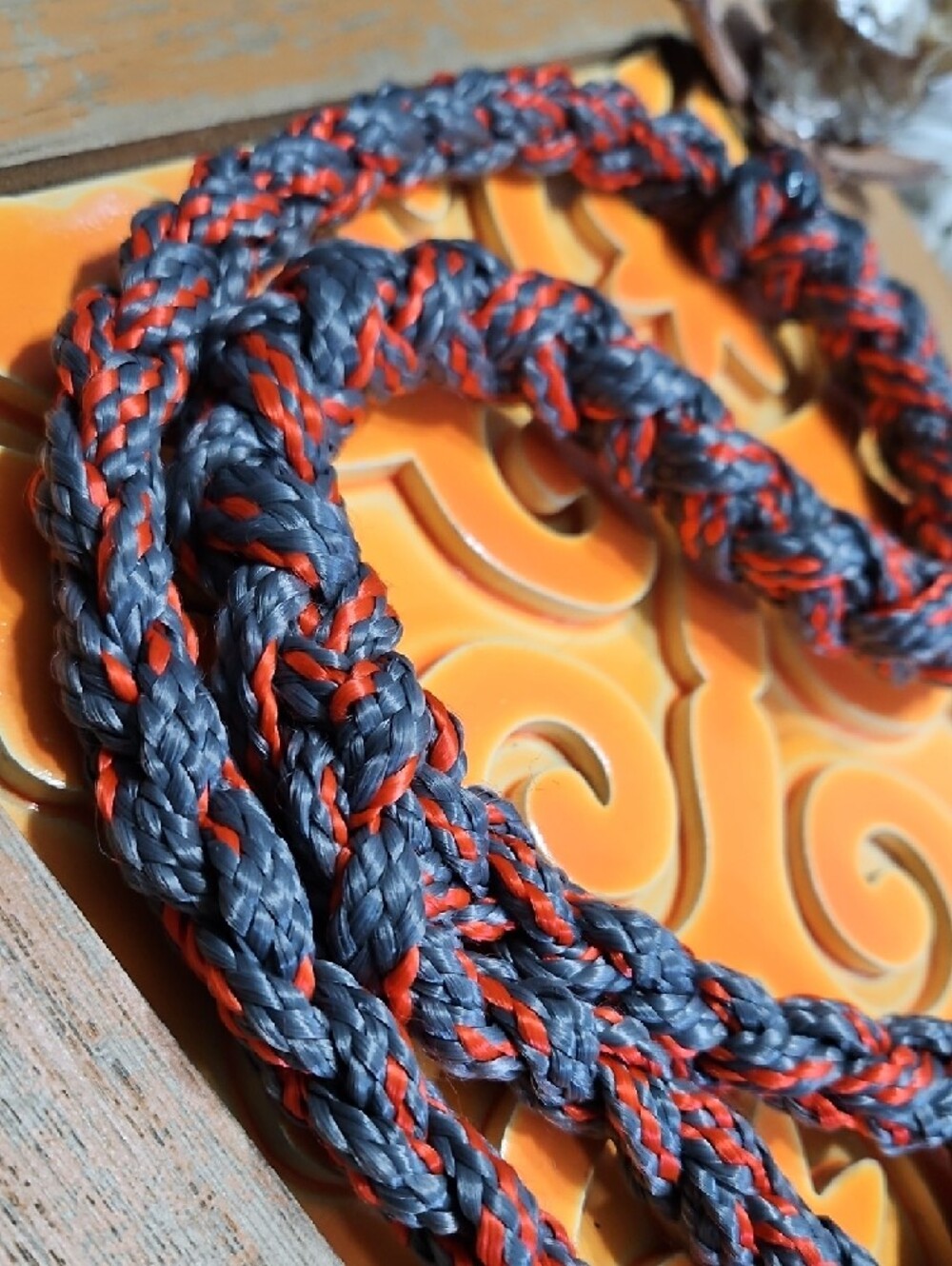Hand Crafted Thick Paracord Dog Training Leash NEW - Picture 3 of 8